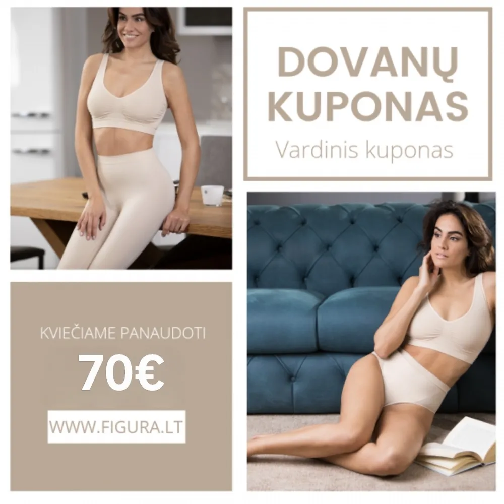 70 eurų vertės Dovanų kuponas